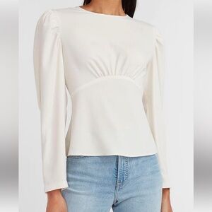 Express White/cream Women's Top size S